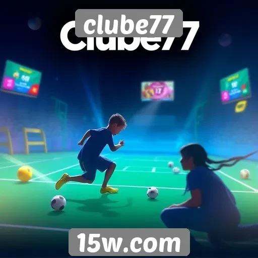 Experiência de jogo interativa no Clube77