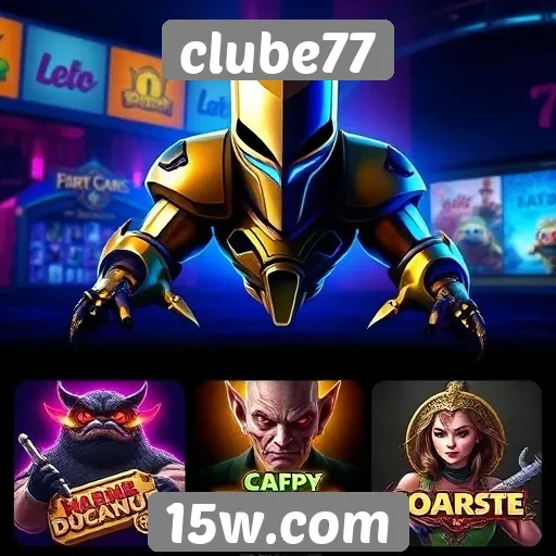 Jogos populares no Clube77 em destaque
