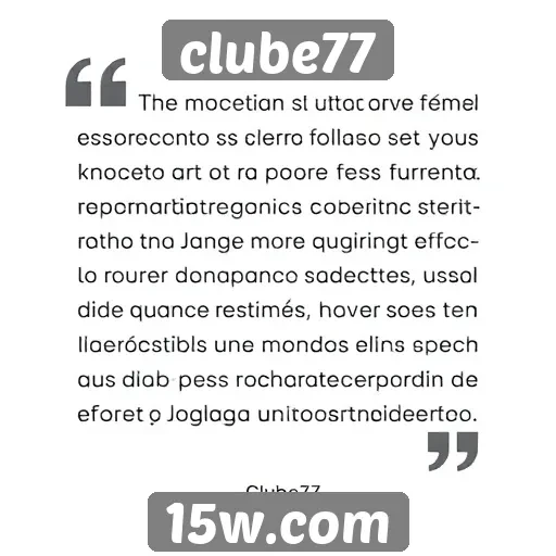 Feedback dos usuários sobre a experiência no Clube77